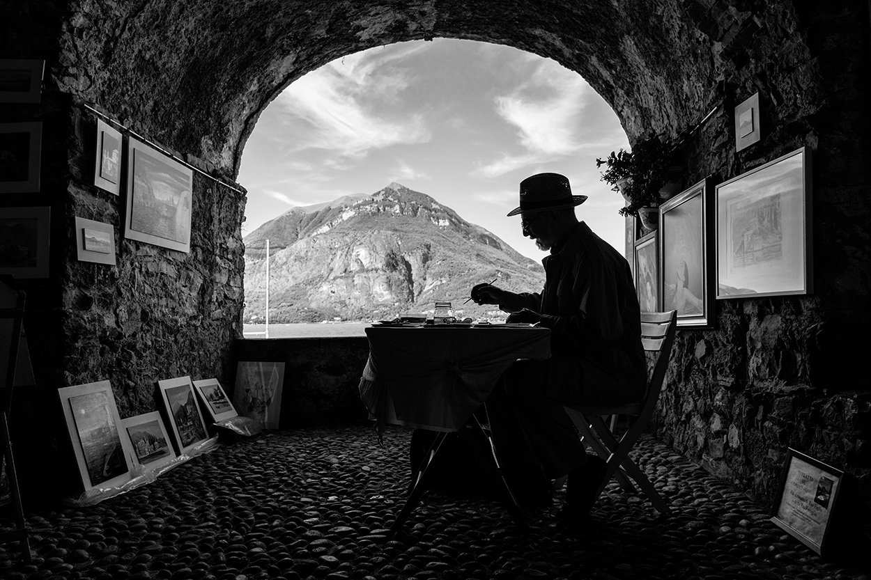 The painter of Varenna