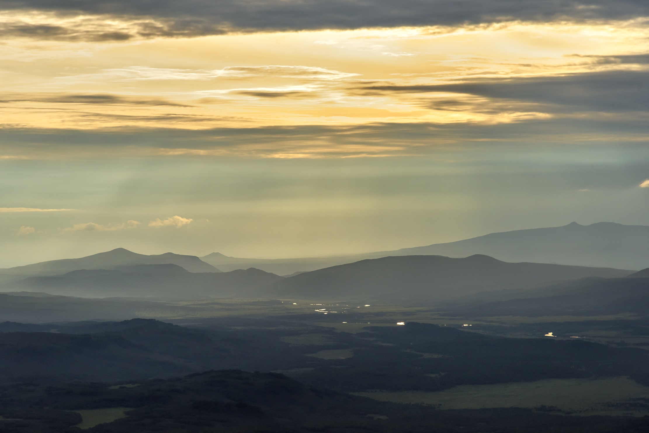 Kamchatka 2016 - Tramonto dall'elicottero