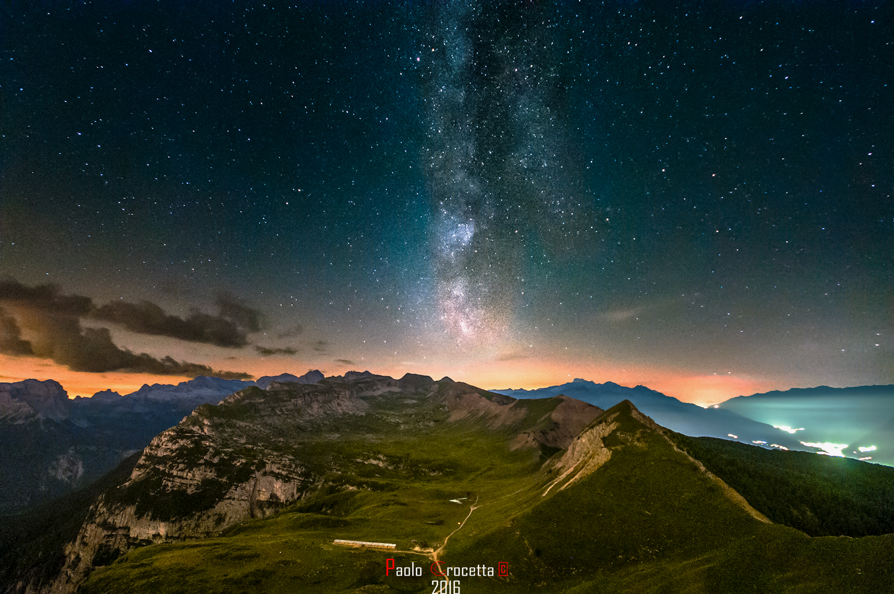 Milky Way over the Val Nana