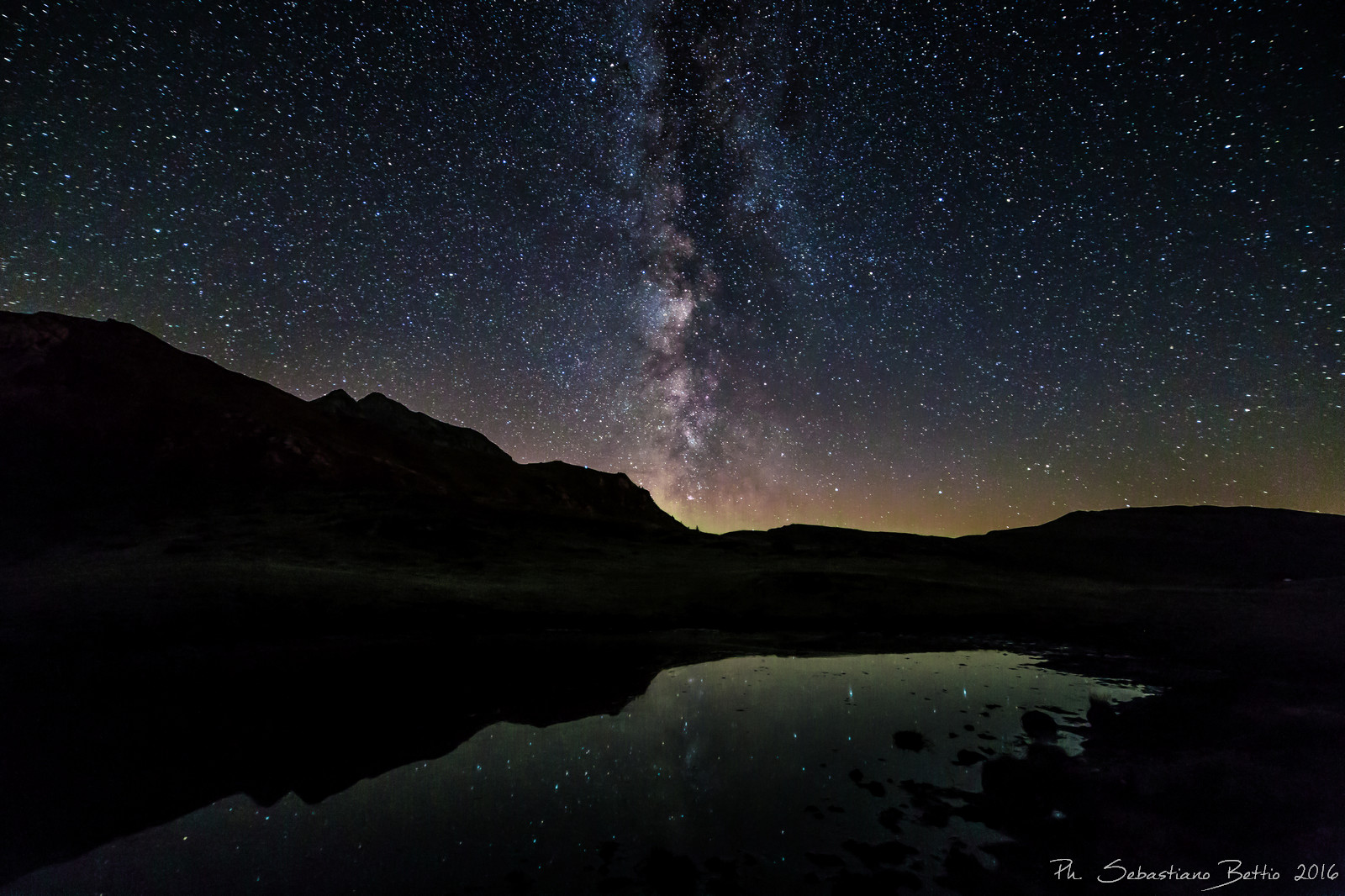 Milky Way to the Giau Pond