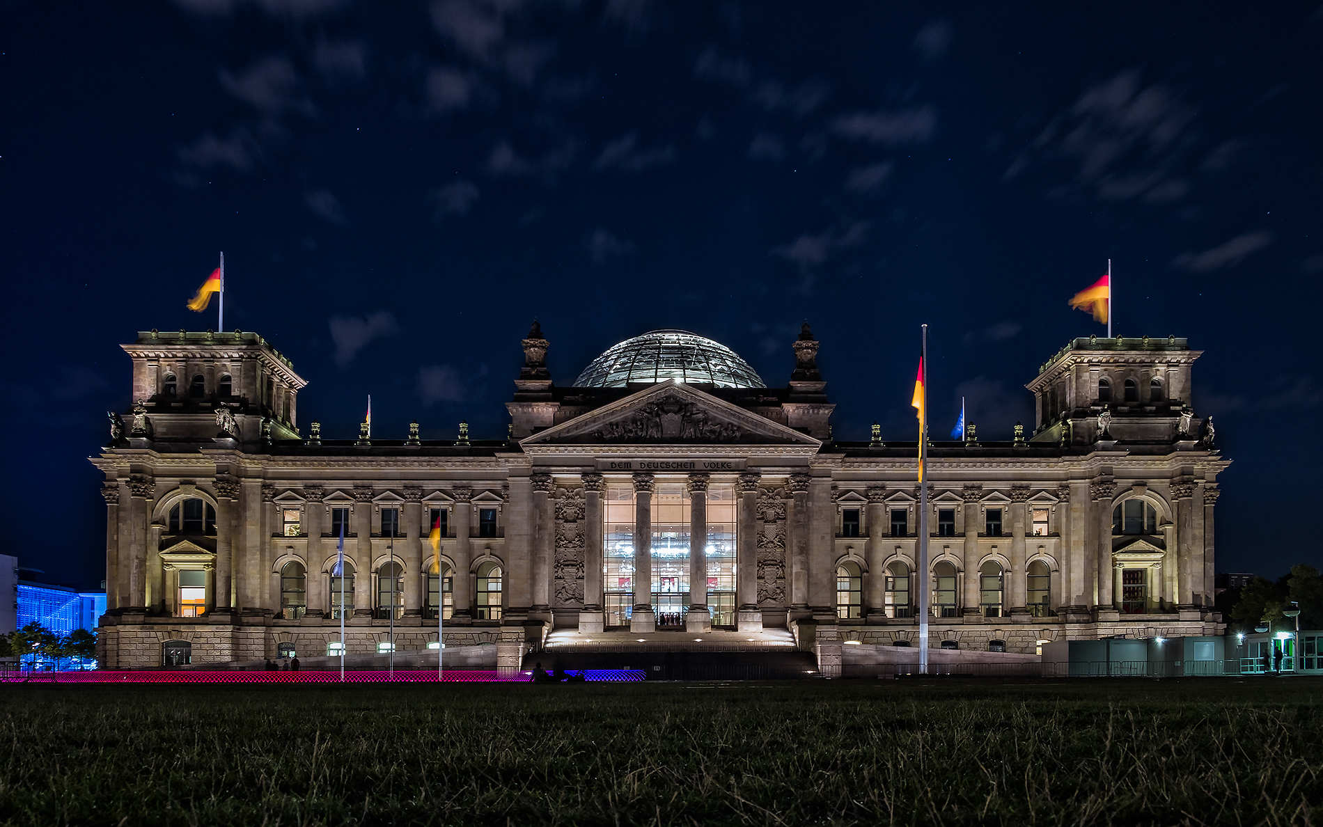 Reichstag by night