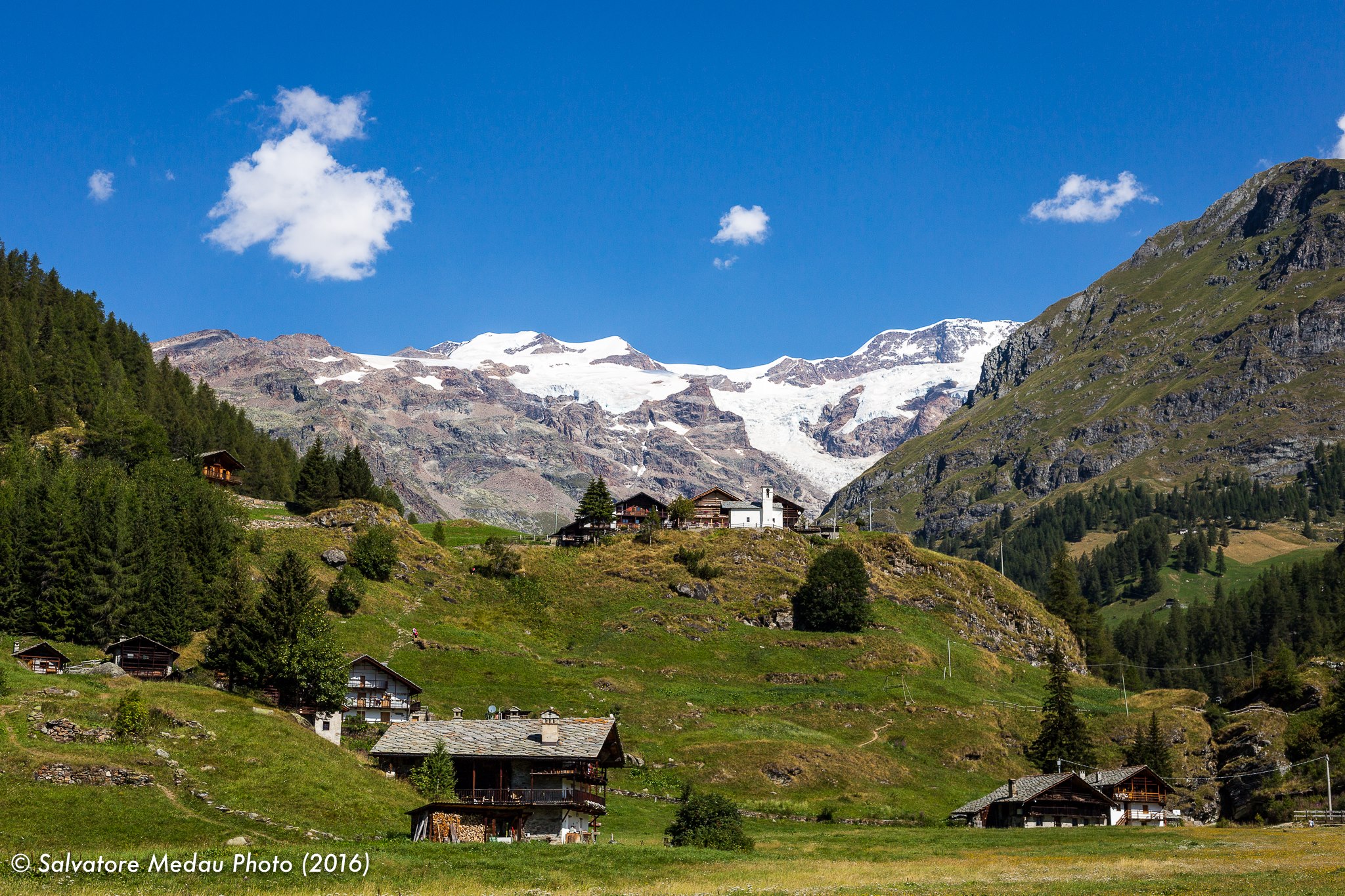 At the foot of Monte Rosa