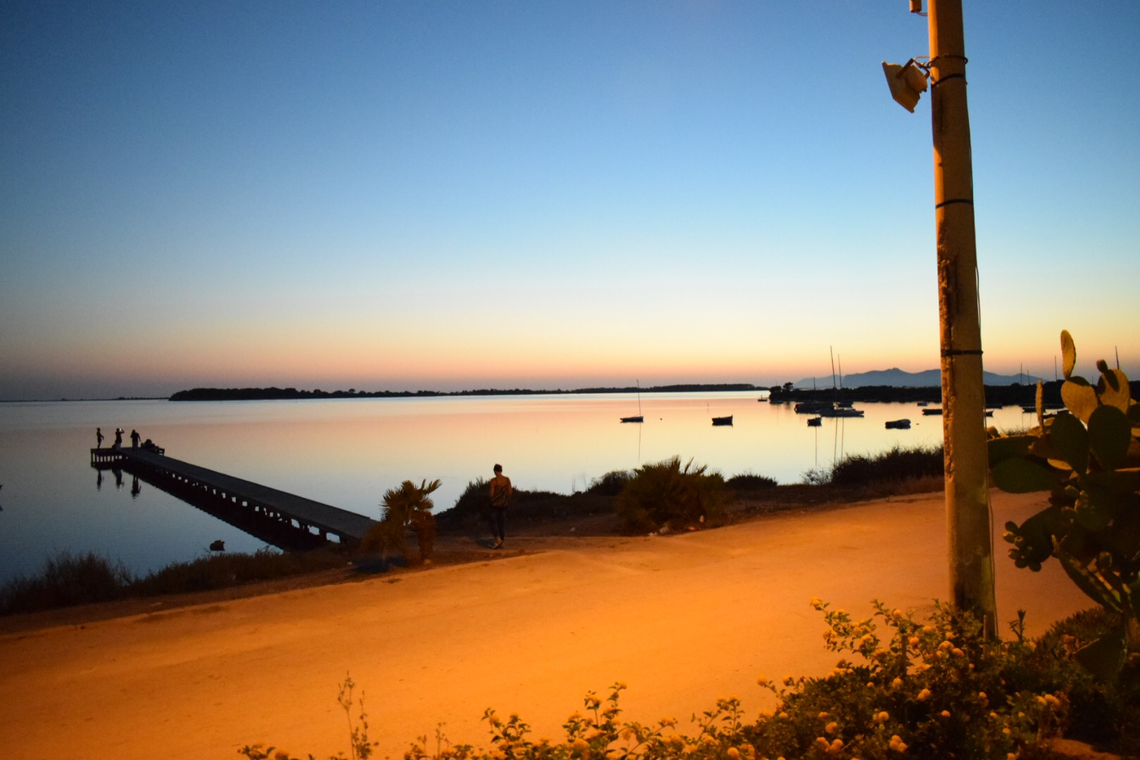 Blue hour at stagnone