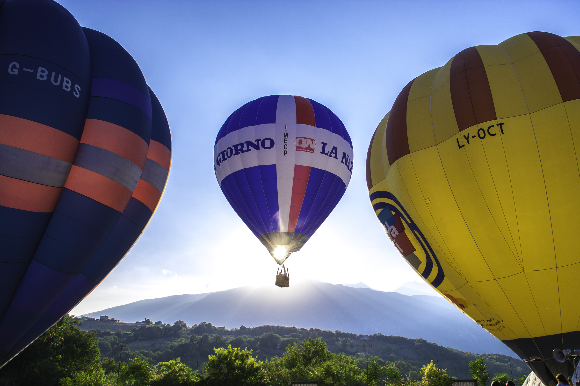 Mongolfiere sui cieli di Gessopalena e della Majella