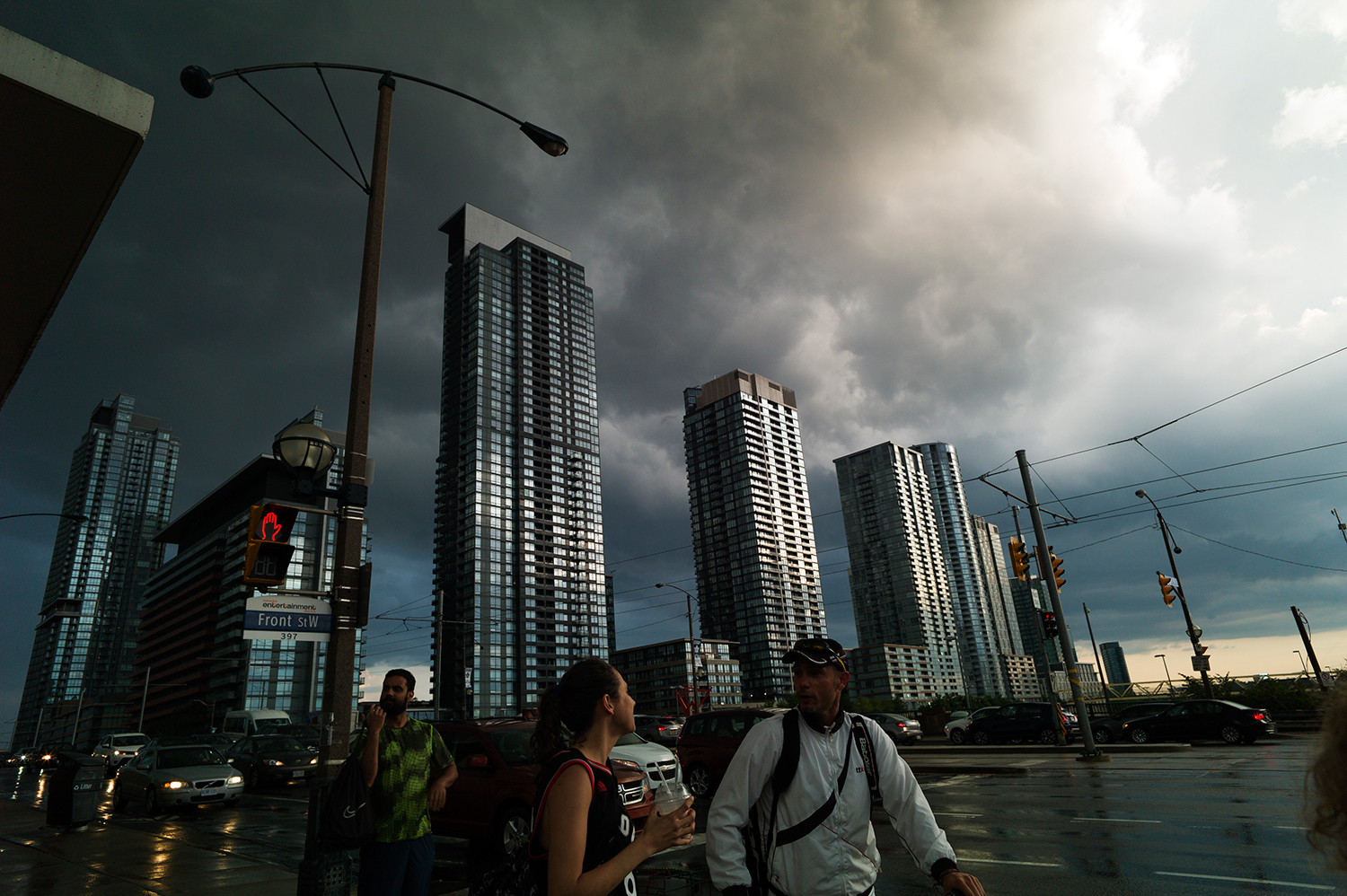 Toronto. Sunset after shower