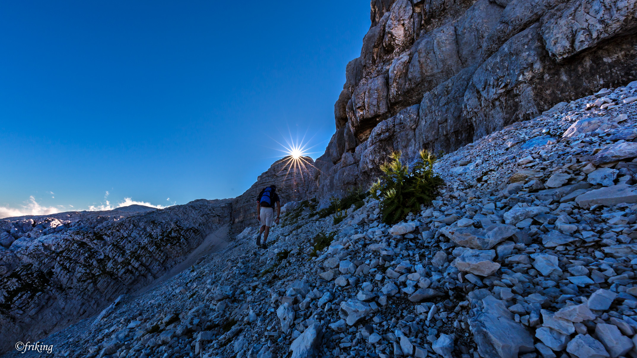 Towards the Forat from Prevala saddle