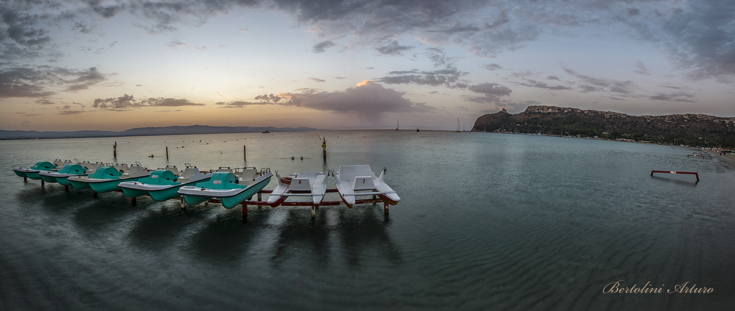 Panoramica Poetto dal D'Aquila