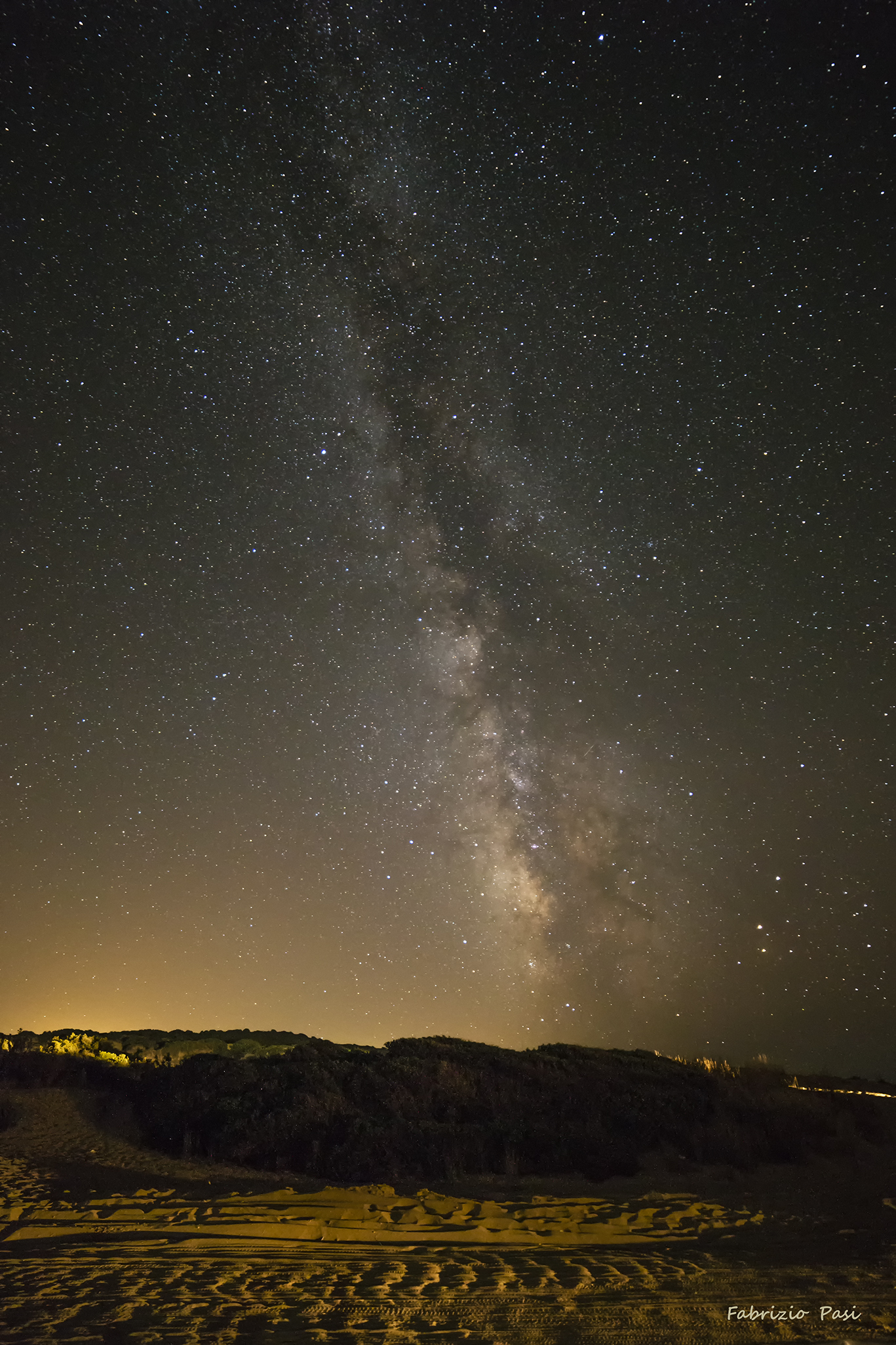 Milky Way in Piscinas (vs) Sardinia