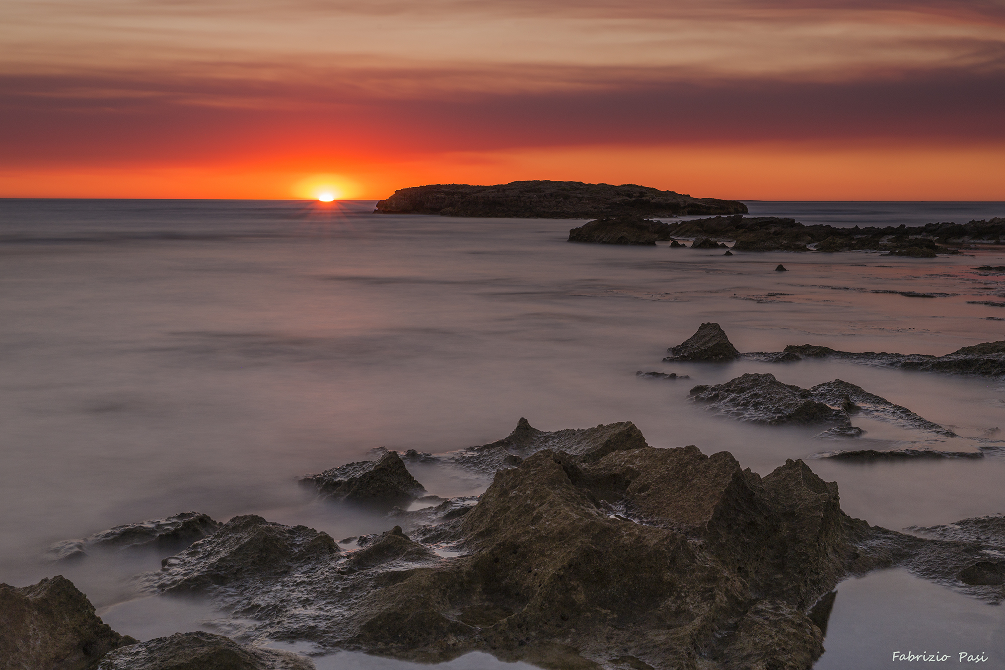 Sunset on Arutas (or) Sardinia