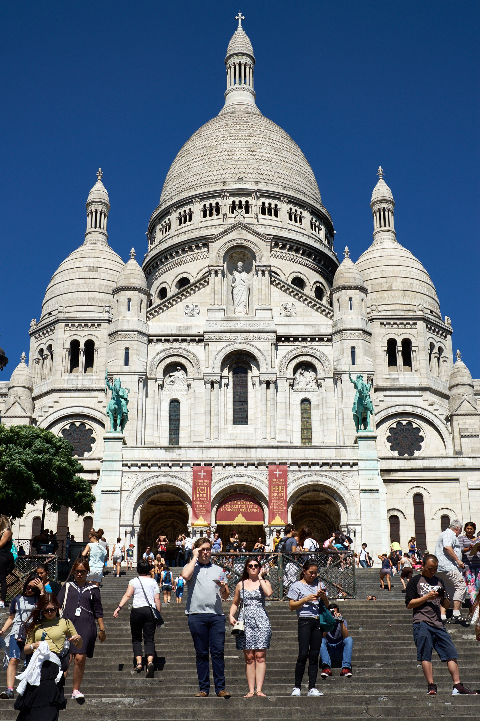 Tourists in Montmartre