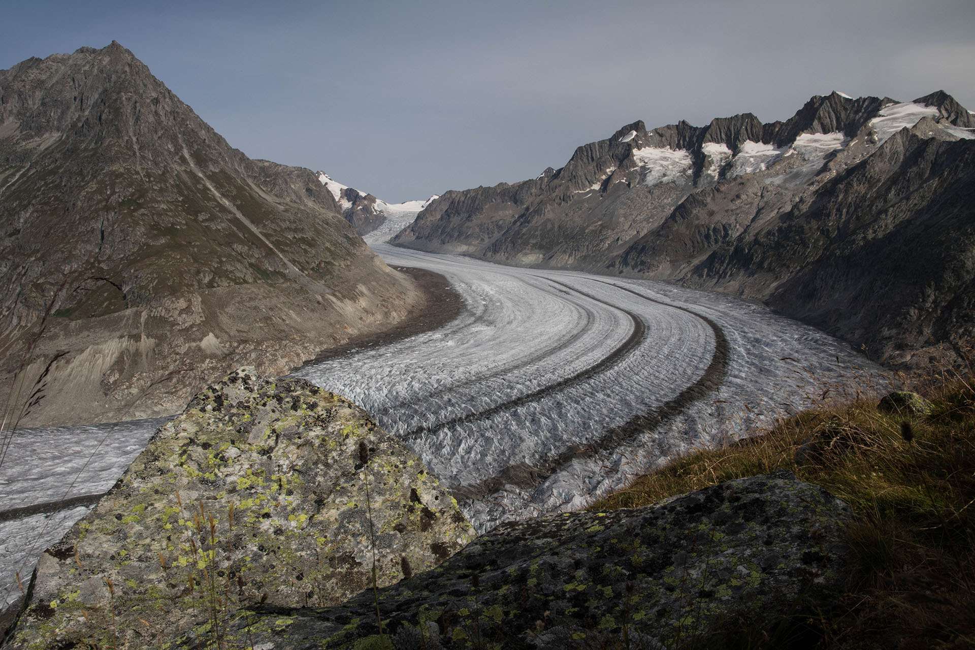 The glacier ell'Aletsch