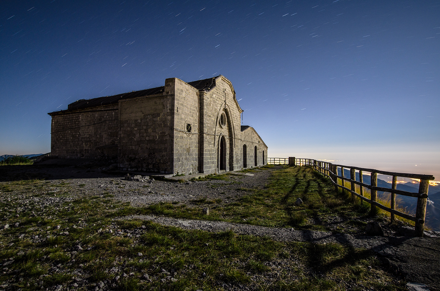 Pizzo San Michele by night