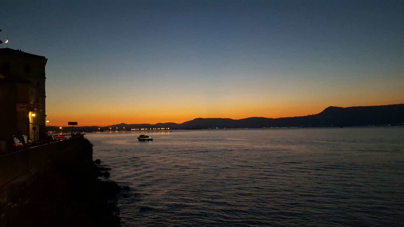 Sunset of Corfu (Greece)