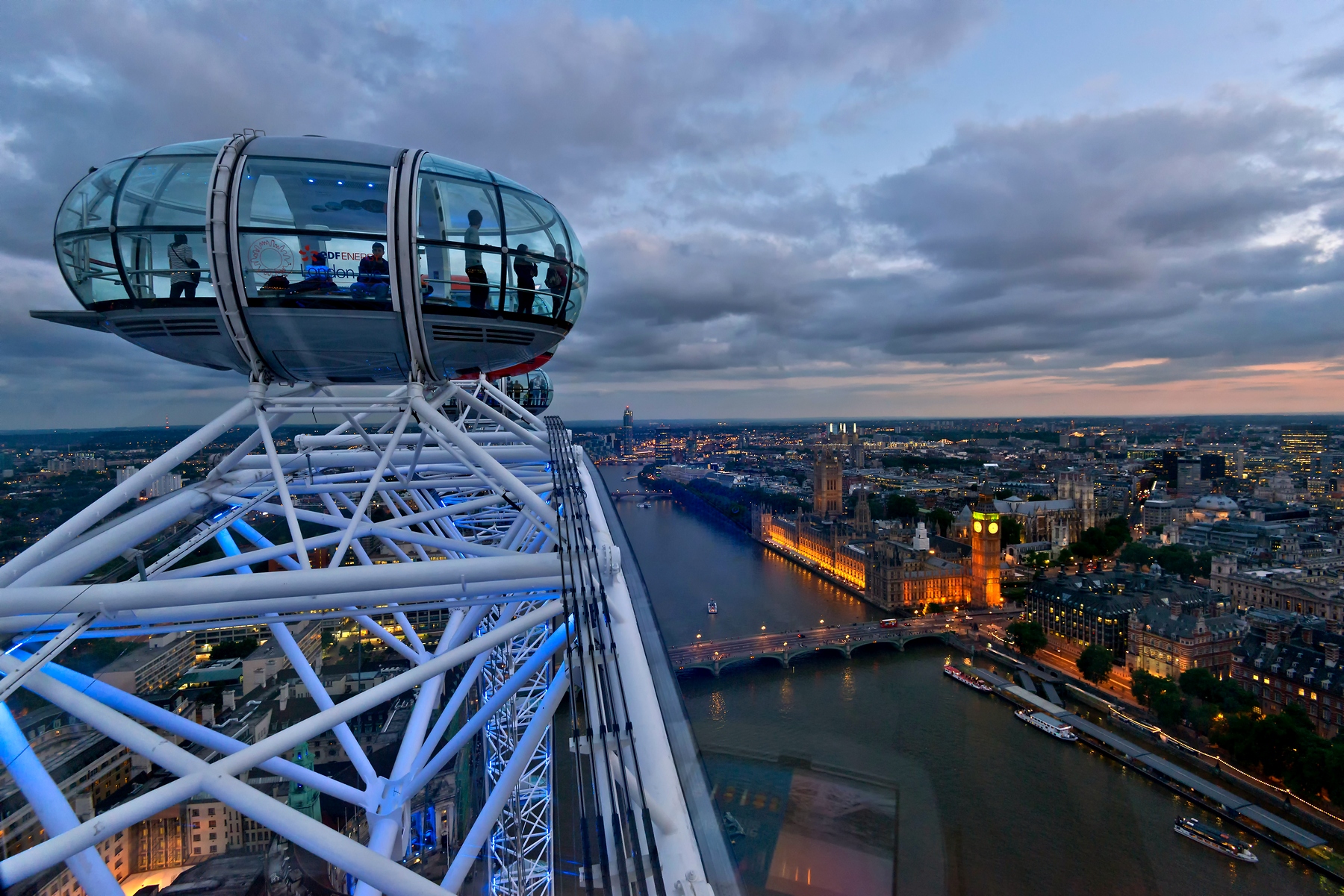 London on the sky ...