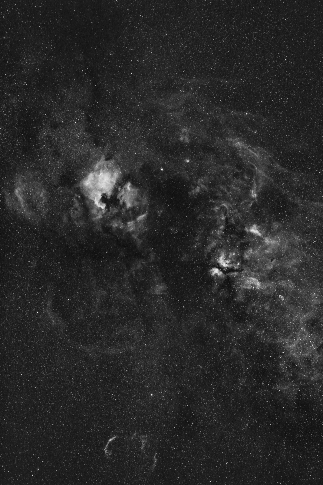 From Deneb in Sadr (Ha - DSLR)