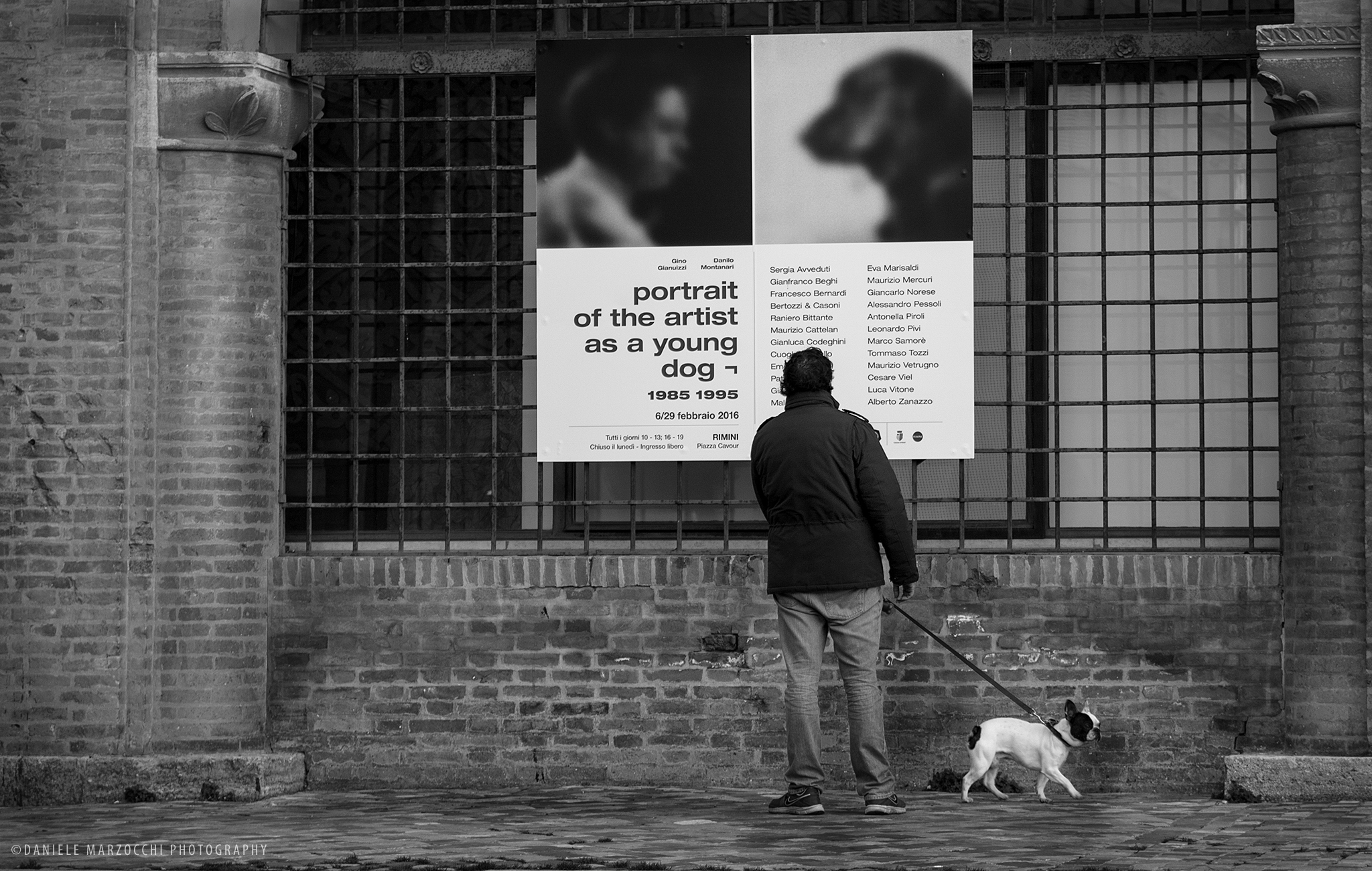 Portrait of young artist