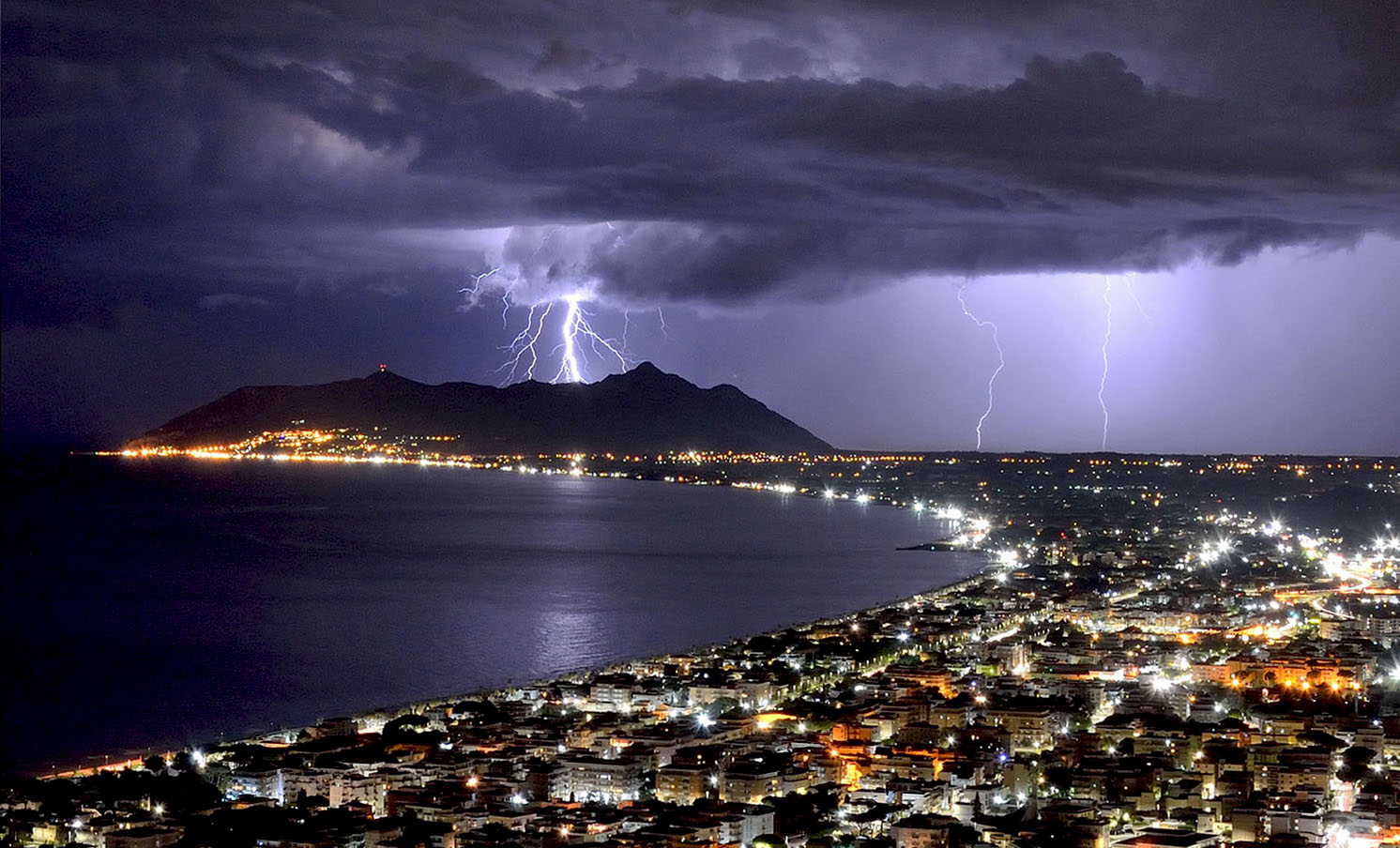 Lightning of San Felice Circeo