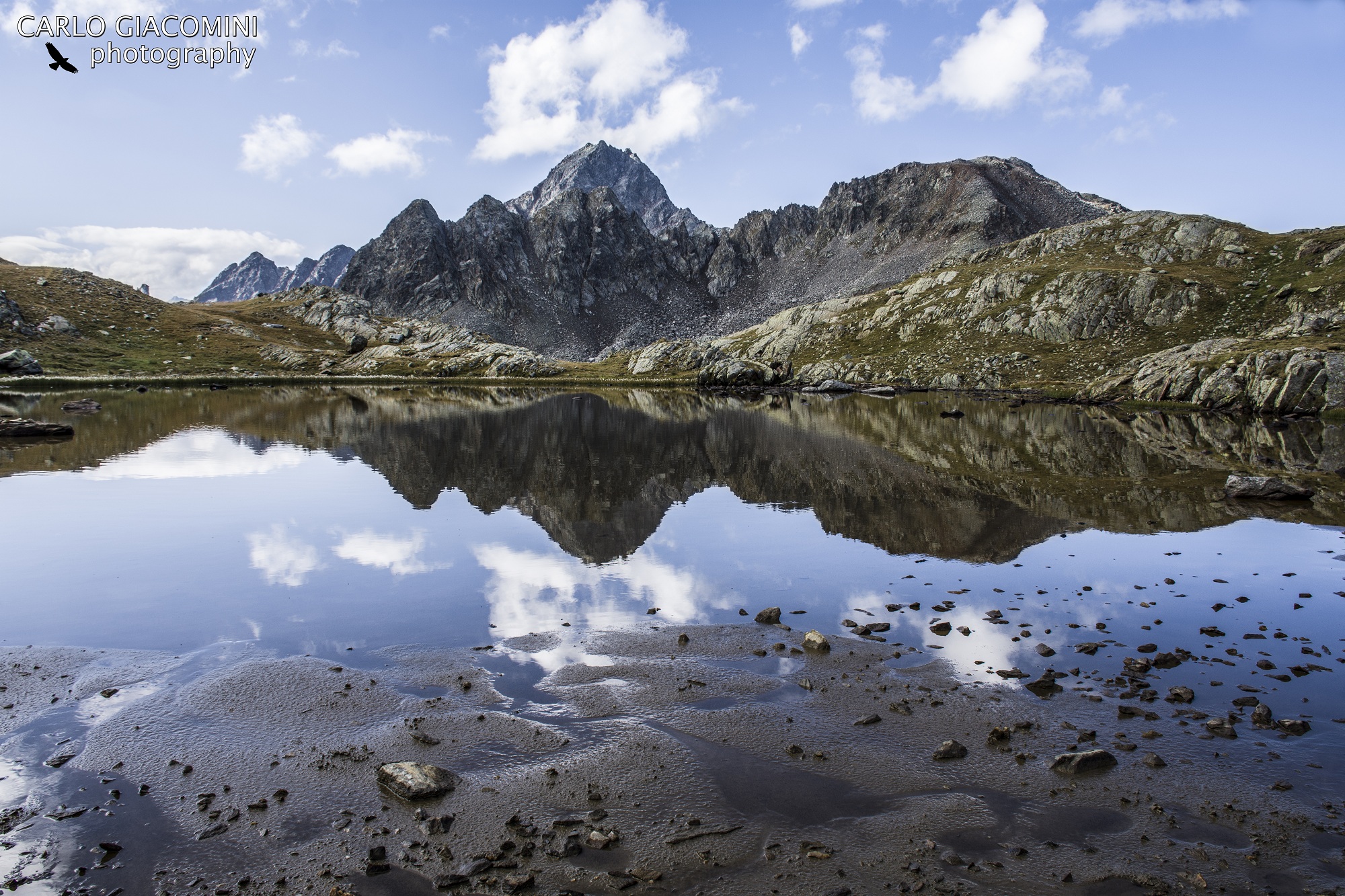 Reflections in Pietrarossa Pond