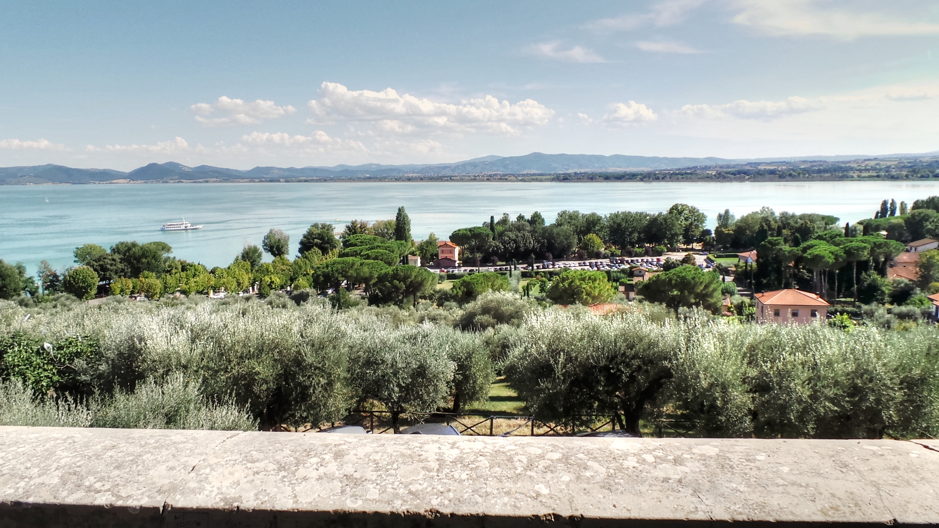 Lago Trasimeno, visto da Castiglione del Lago