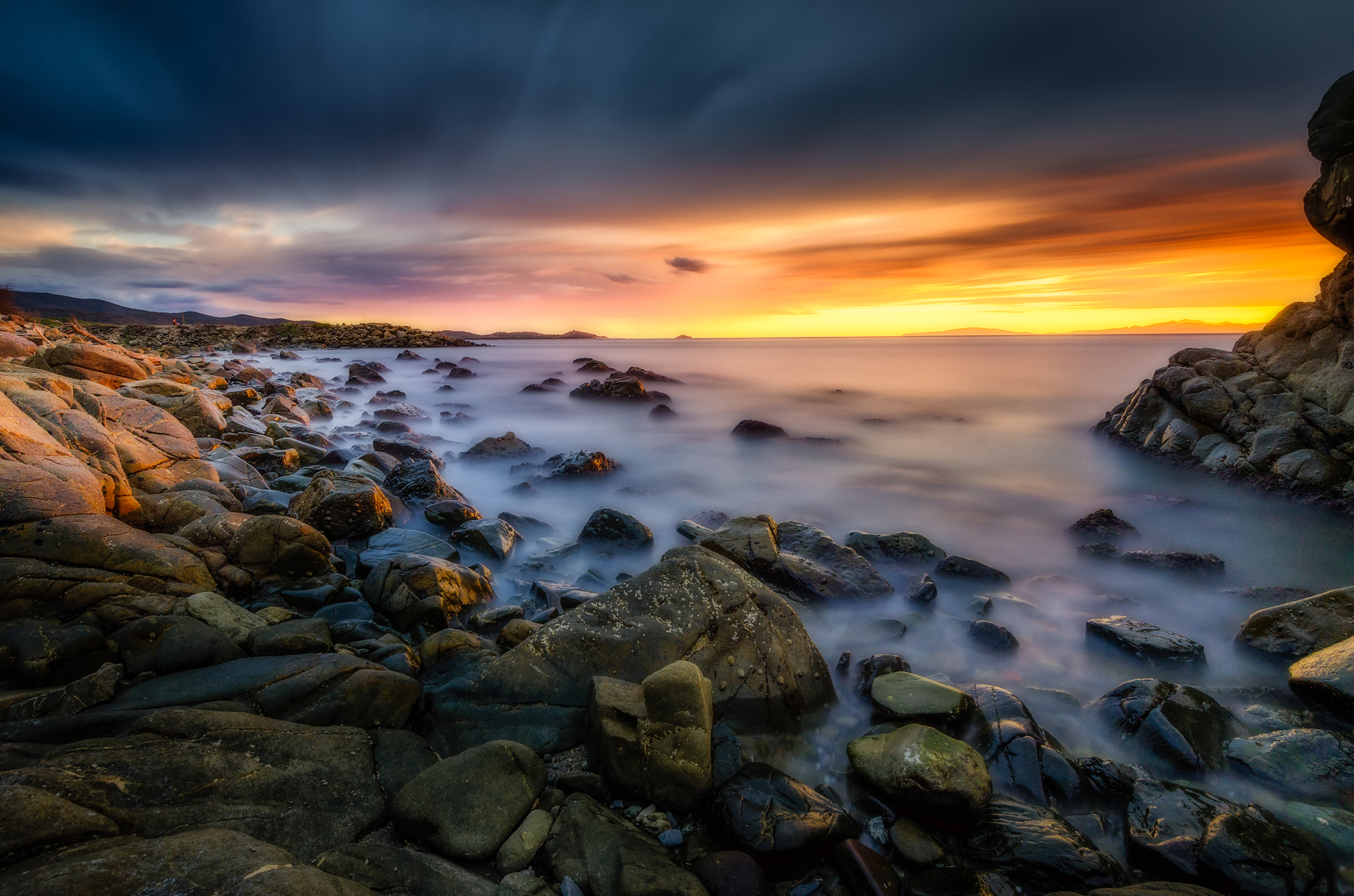 The colors of the sunset