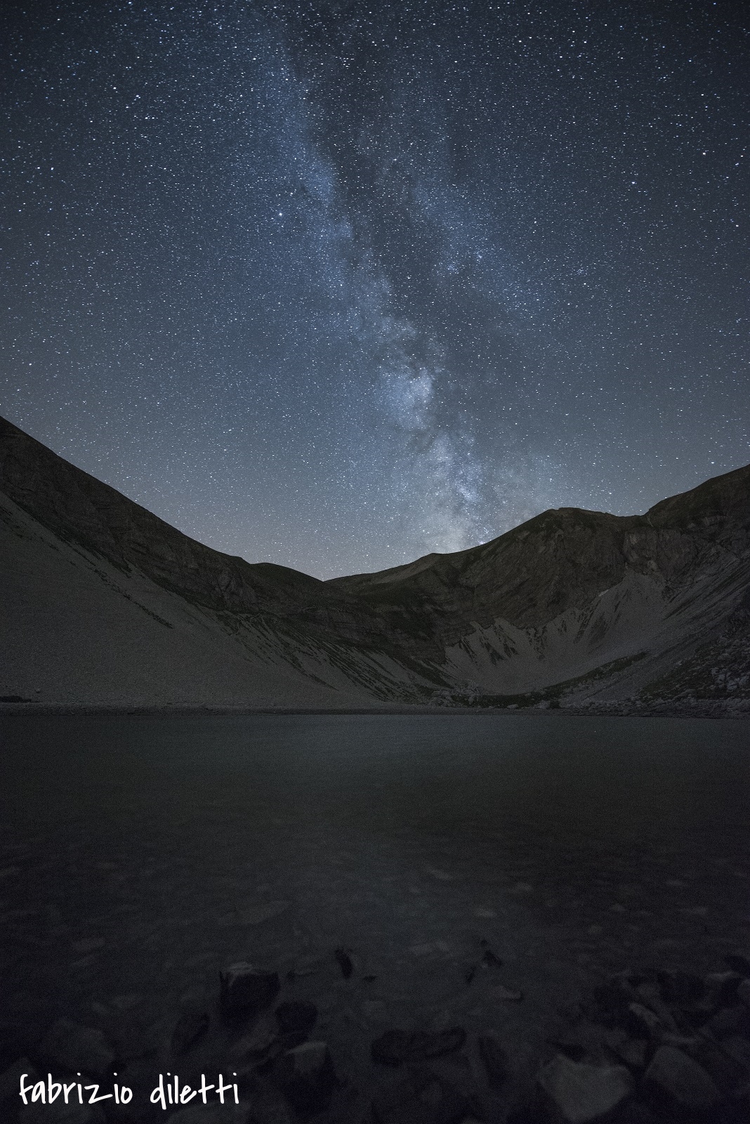 Lake Pilate, milky way