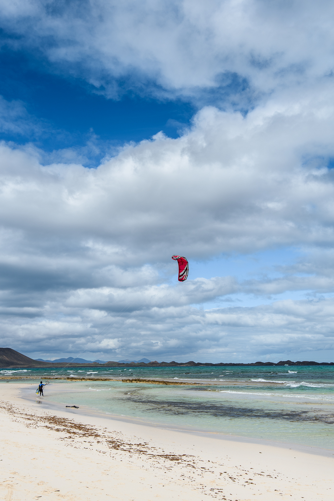 Flag beach kite