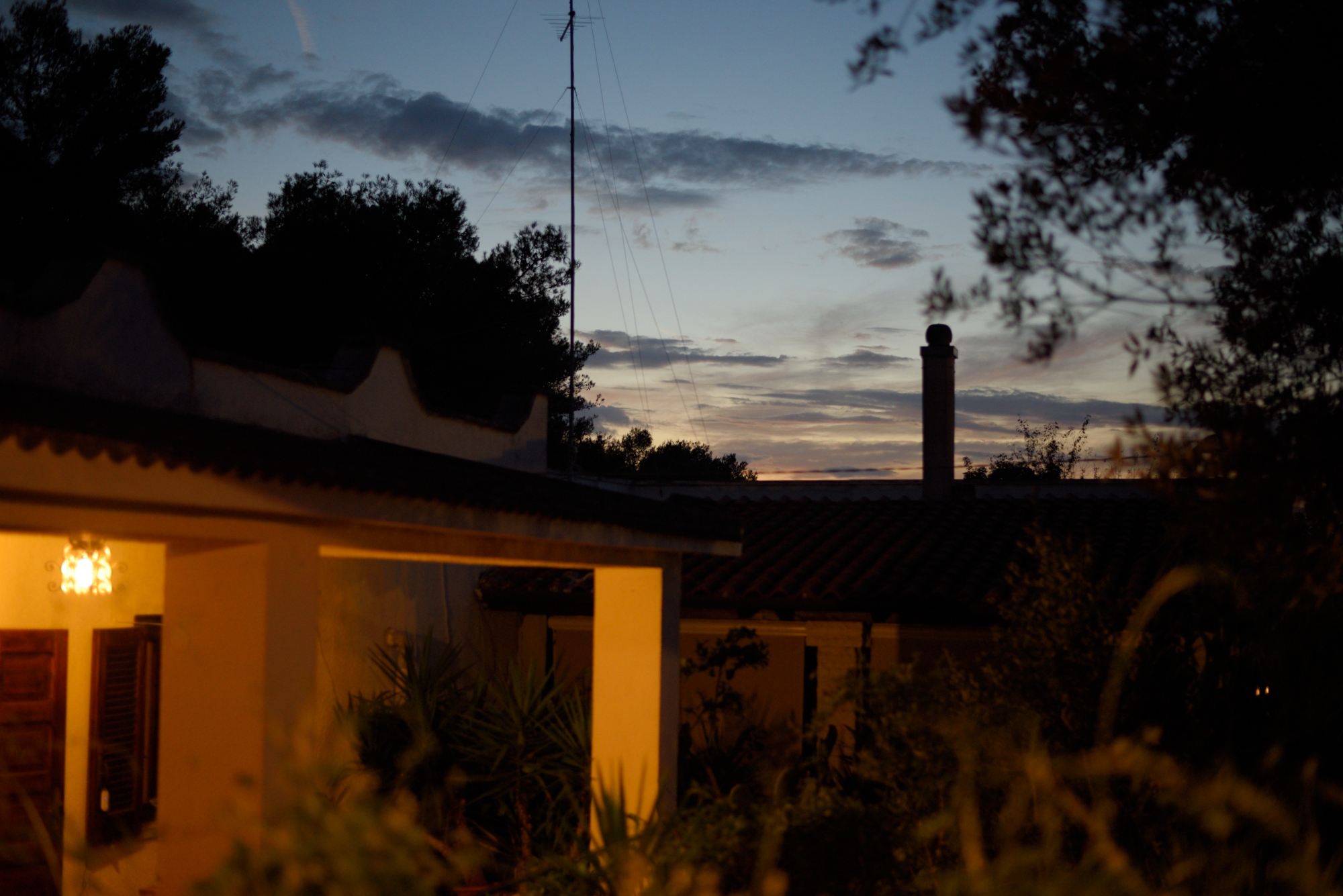 Twilight on my house