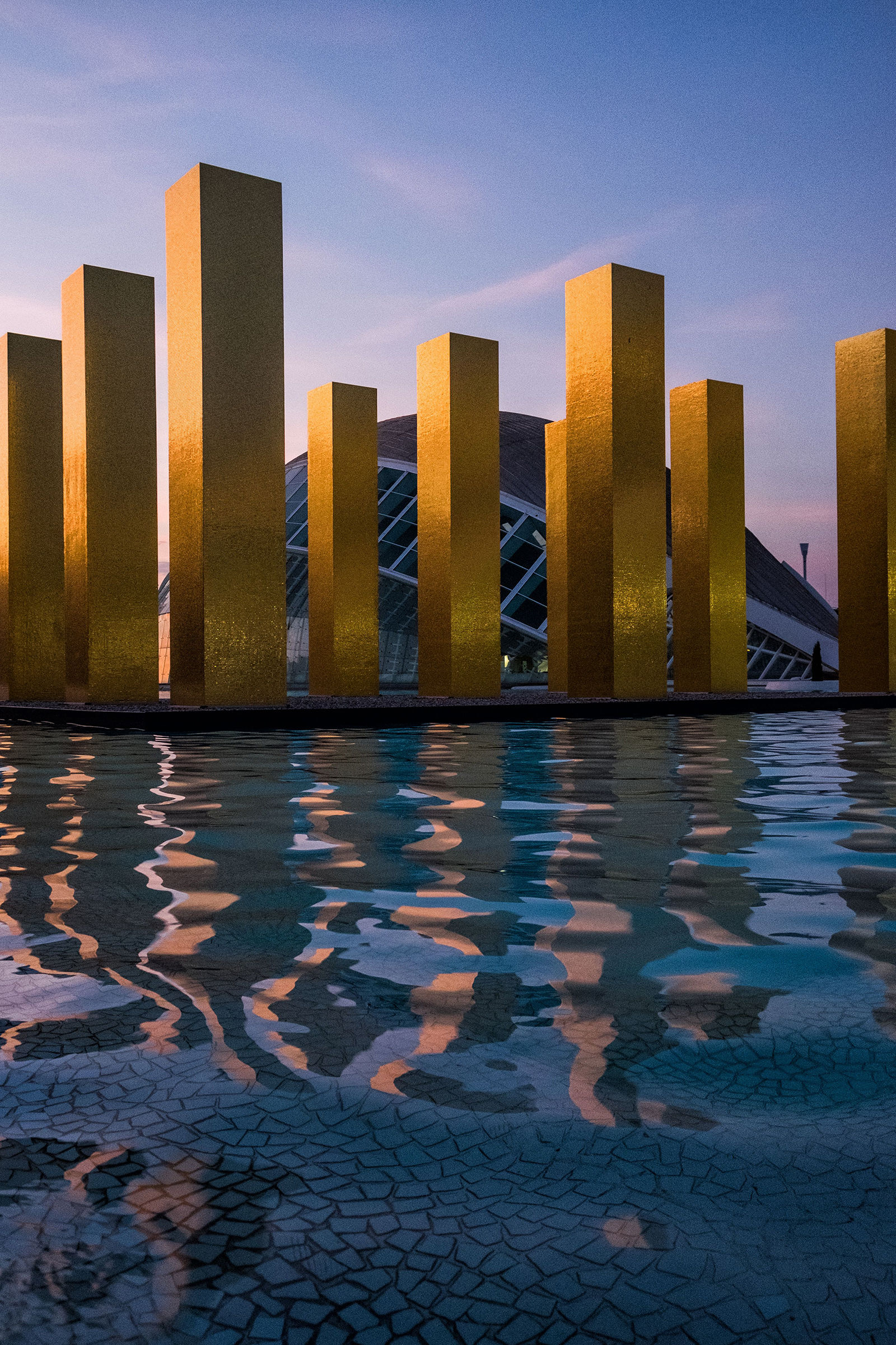 The Sky Over Nine Columns, Heinz Mack, Valencia