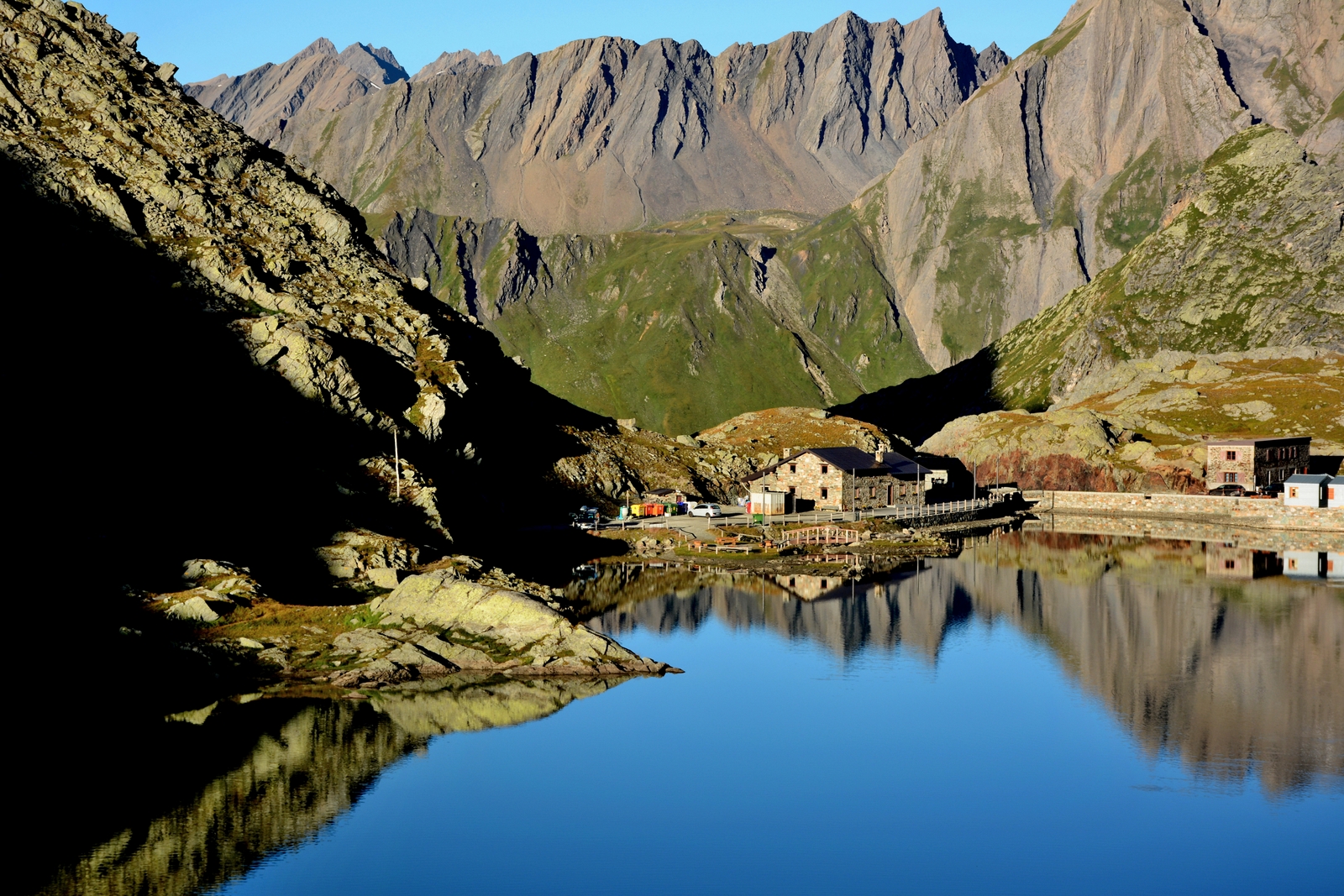 Sunrise at gs Bernardo