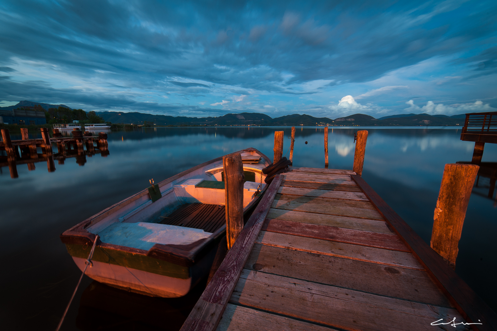 Jetty in Torre del Lago Puccini