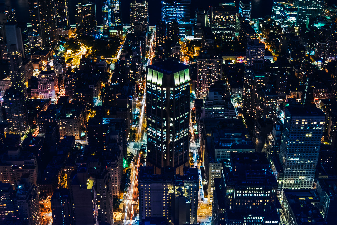 Manhattan view from Empire State Building