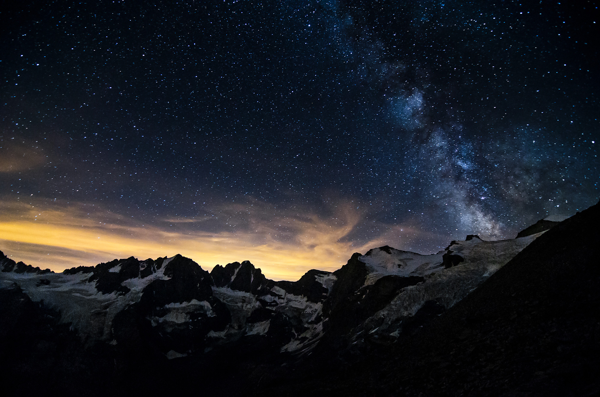 Peaks, ice and stars