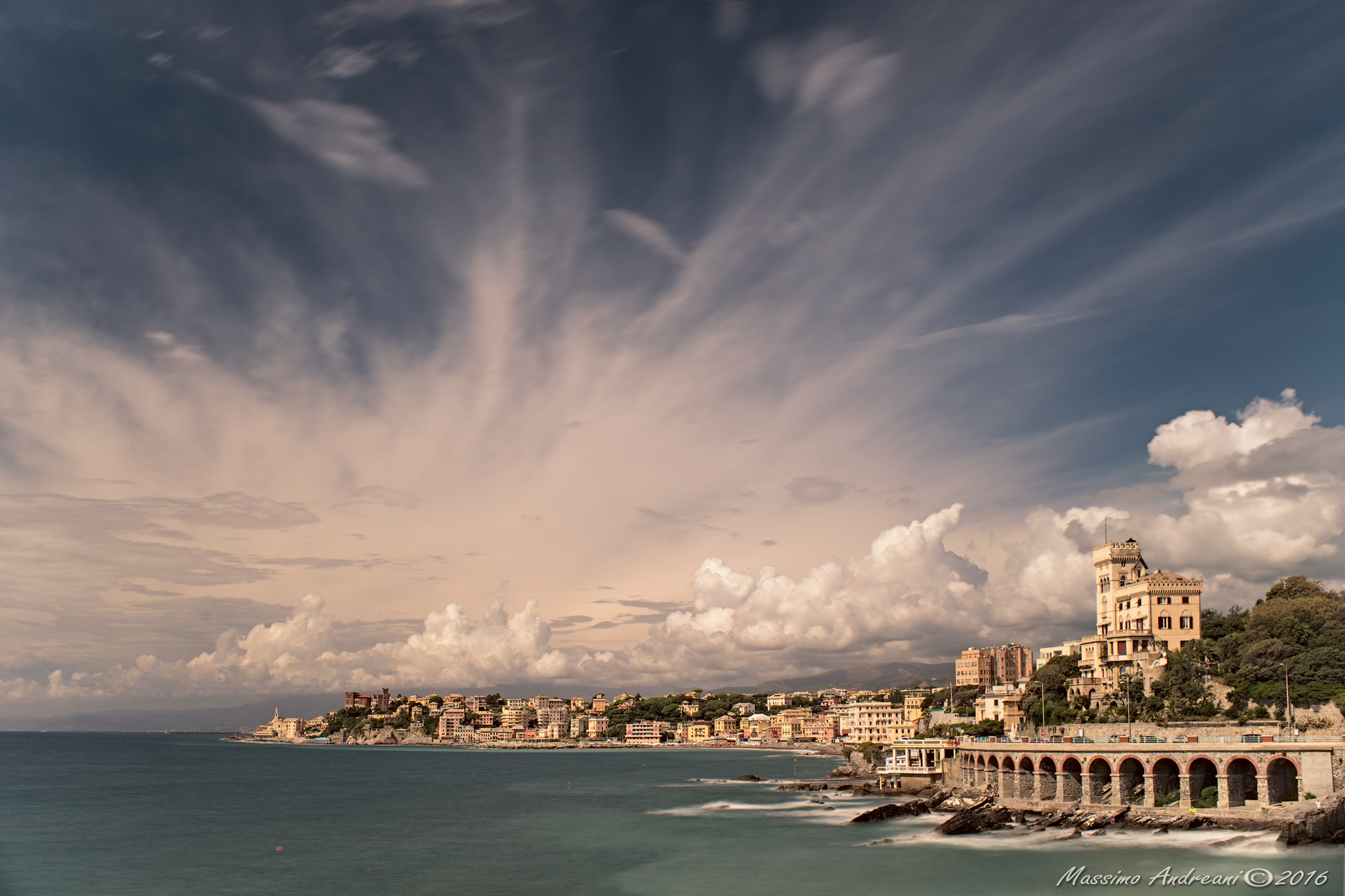 Genoa from the monument of Quarto