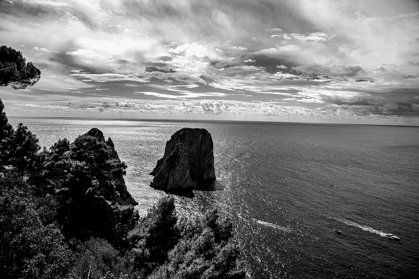 View of the Faraglioni