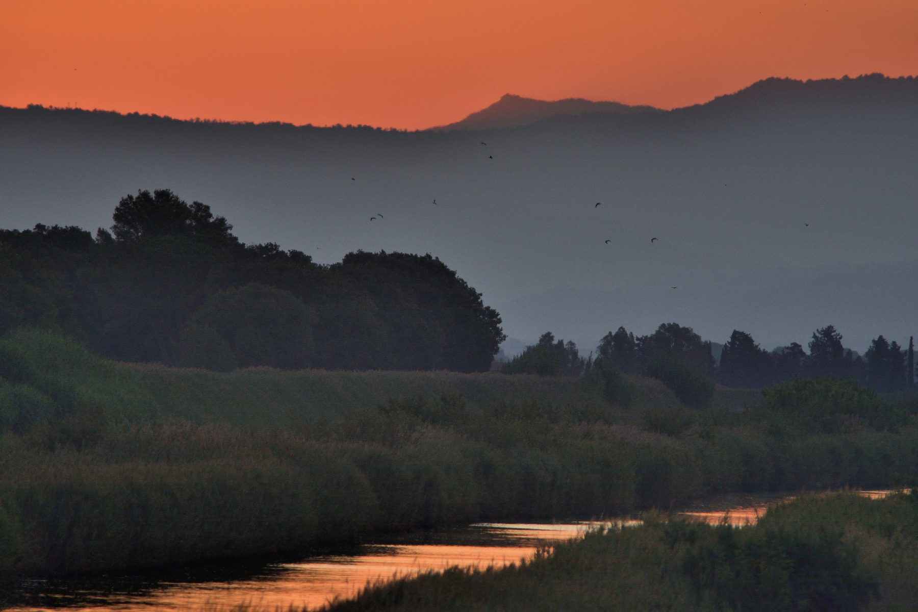 Un minuto prima del sorgere del sole
