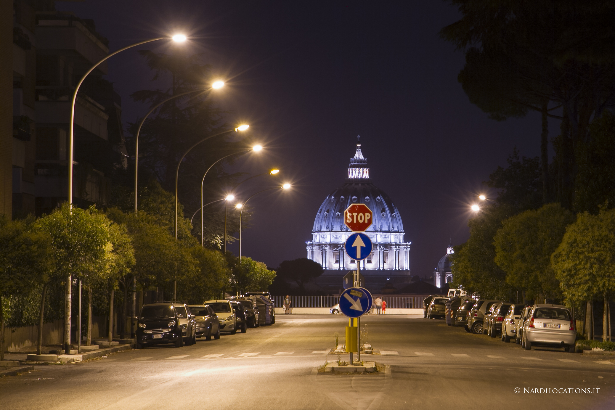 Rome, San Pietro, night
