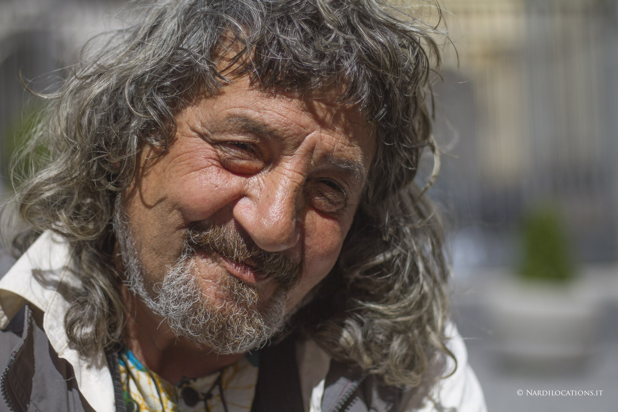 Portrait of a street artist