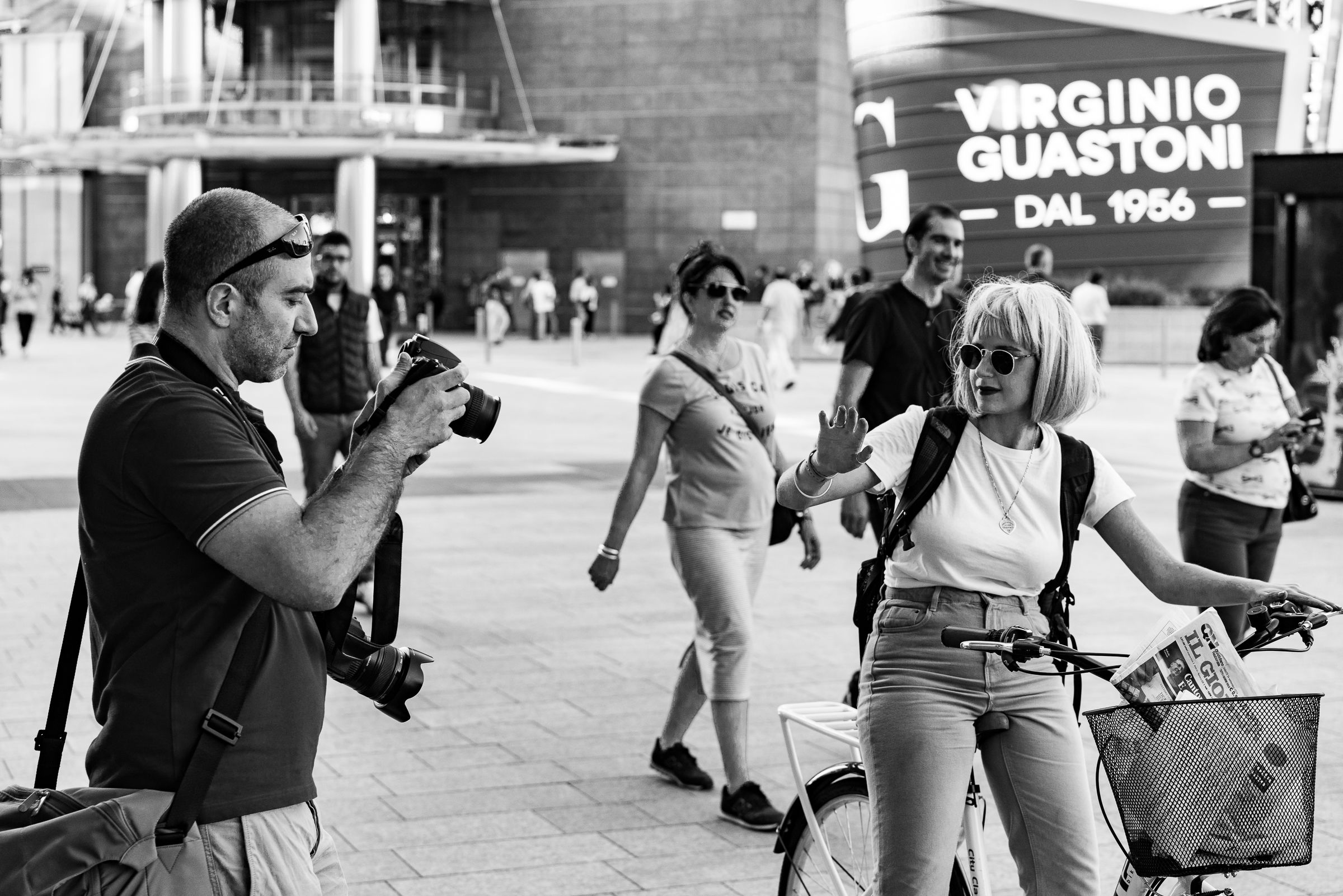 Sballone e la giovane fotografa...fotografata