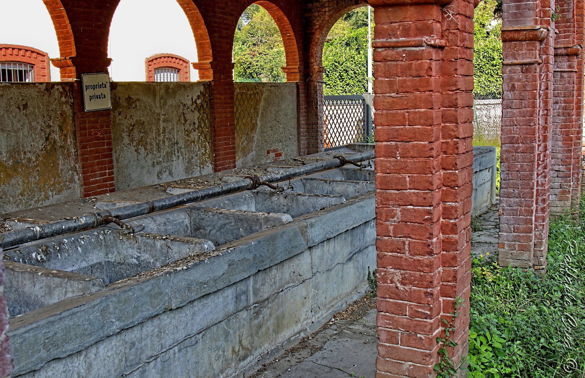 Crespi d'Adda : Il lavatoio