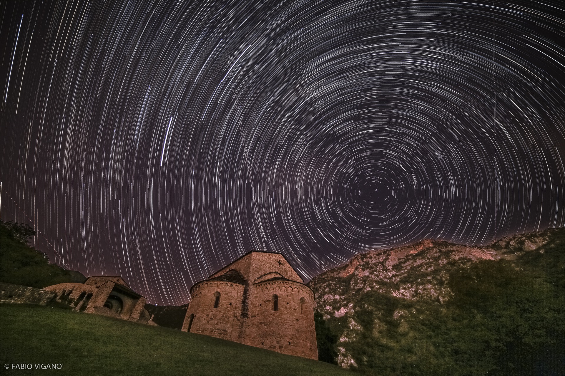 Startrail Romanesque