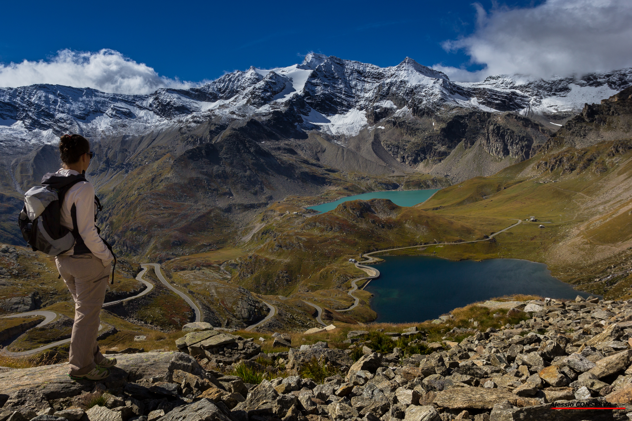 Going up the Col Nivolet