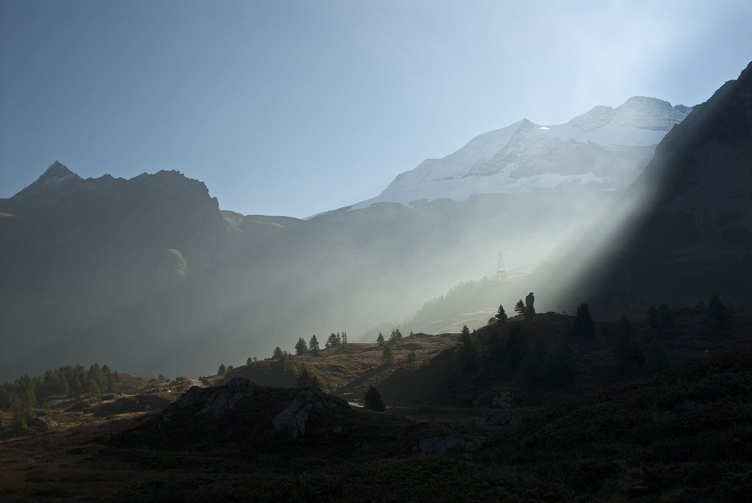 Prime luci al Simplonpass