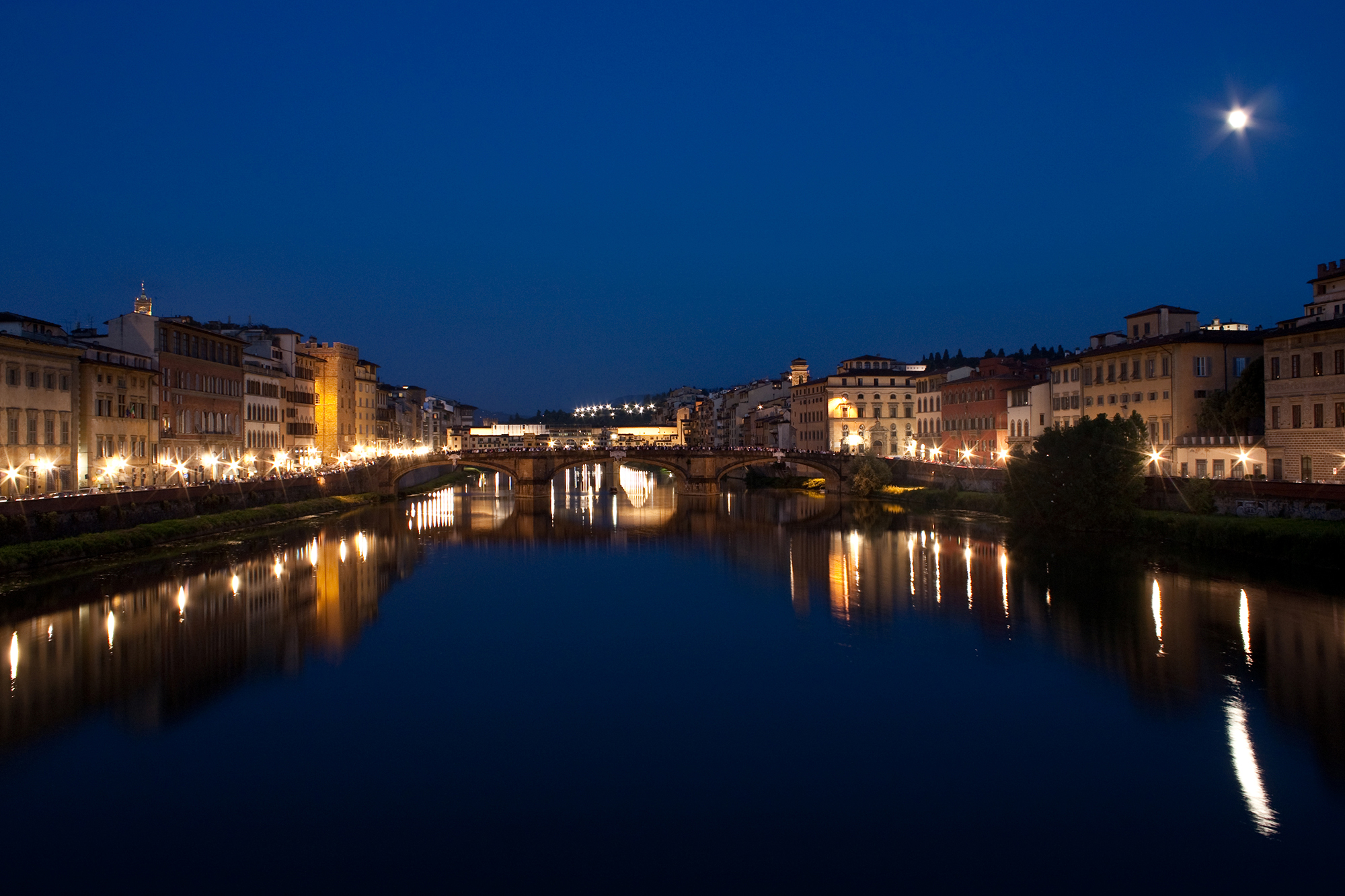 L'Arno di notte..