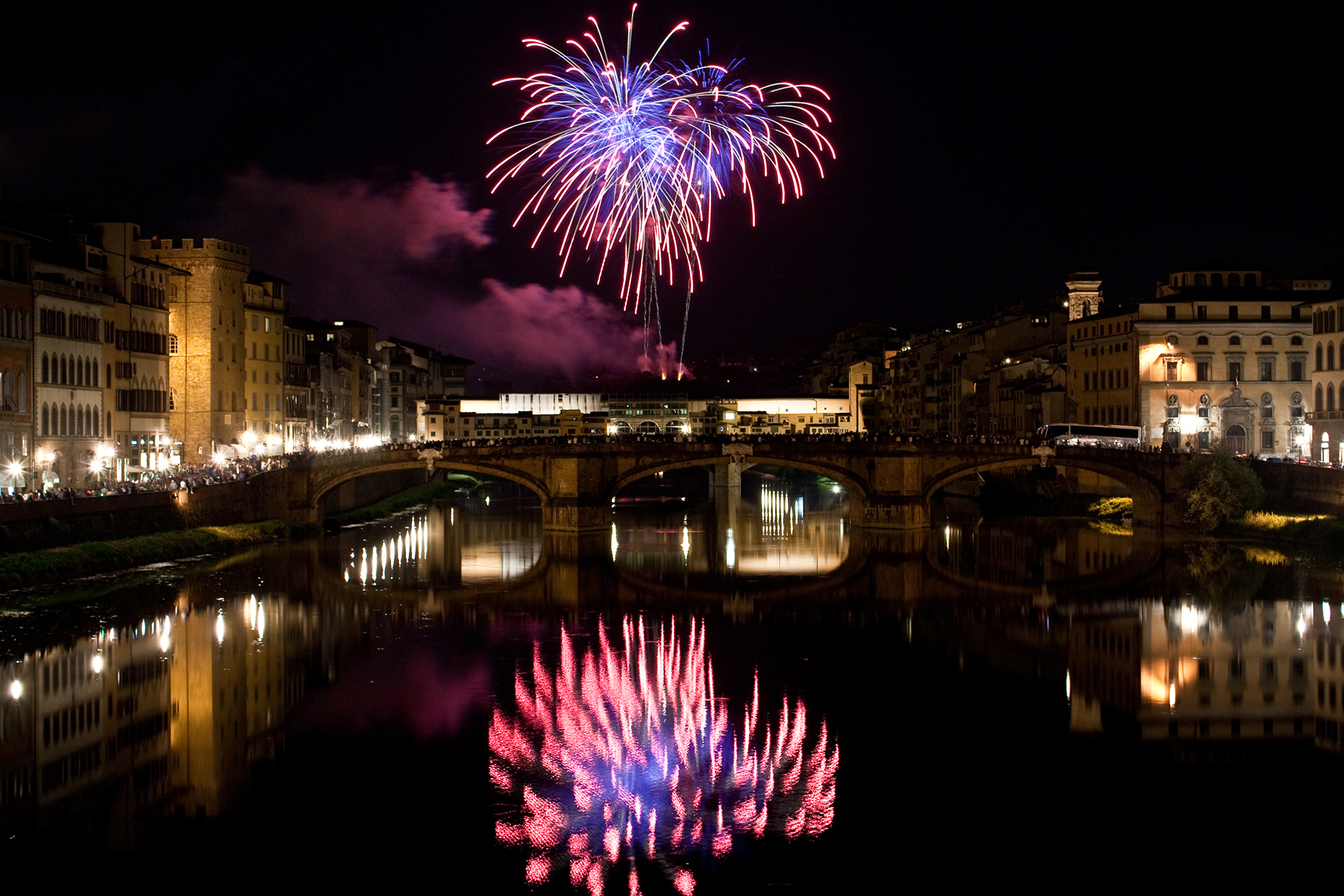 Fuochi per san Giovanni a Firenze
