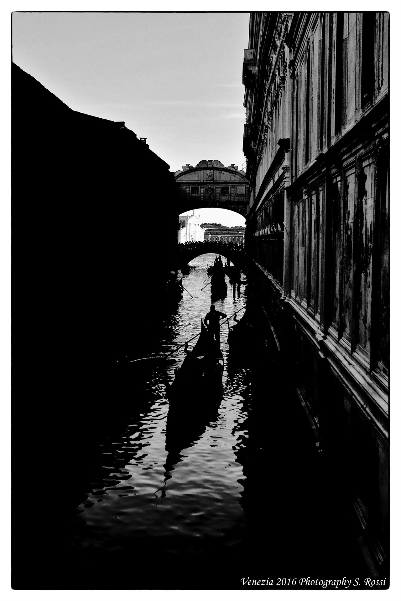 Bridge of Sighs, seen from behind
