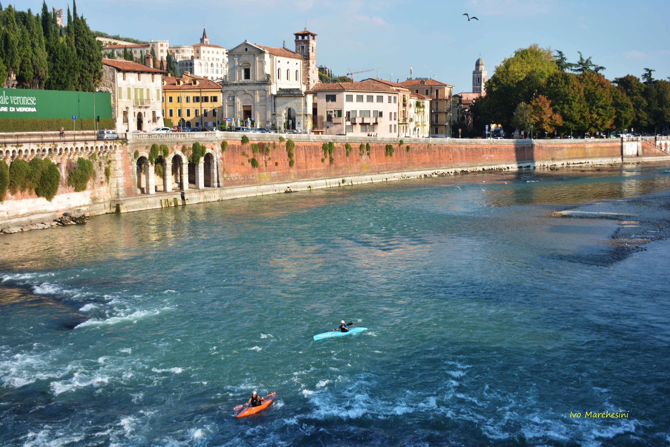 Verona ... the Adige at Stone Bridge