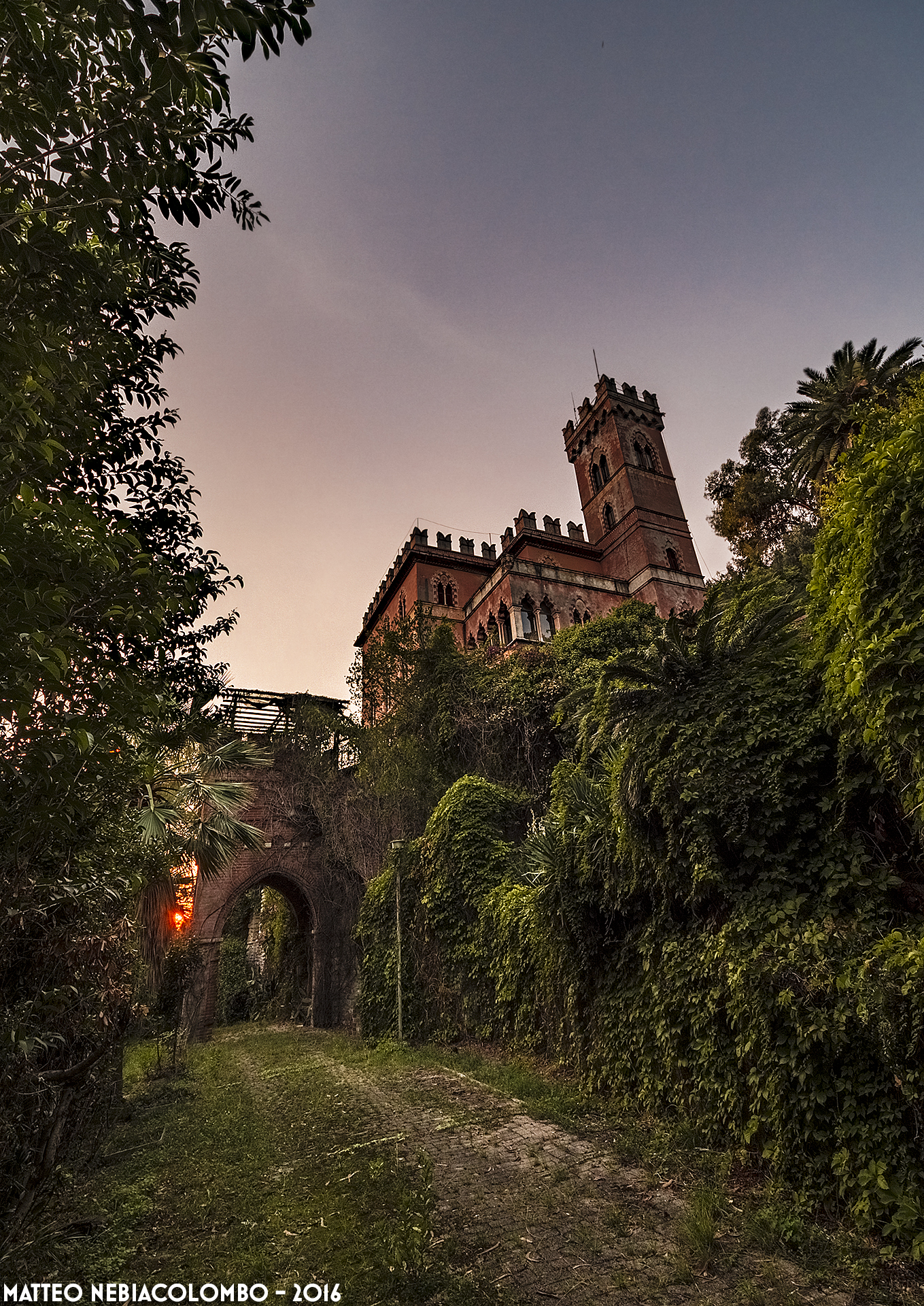 Sunset at the lost paradise