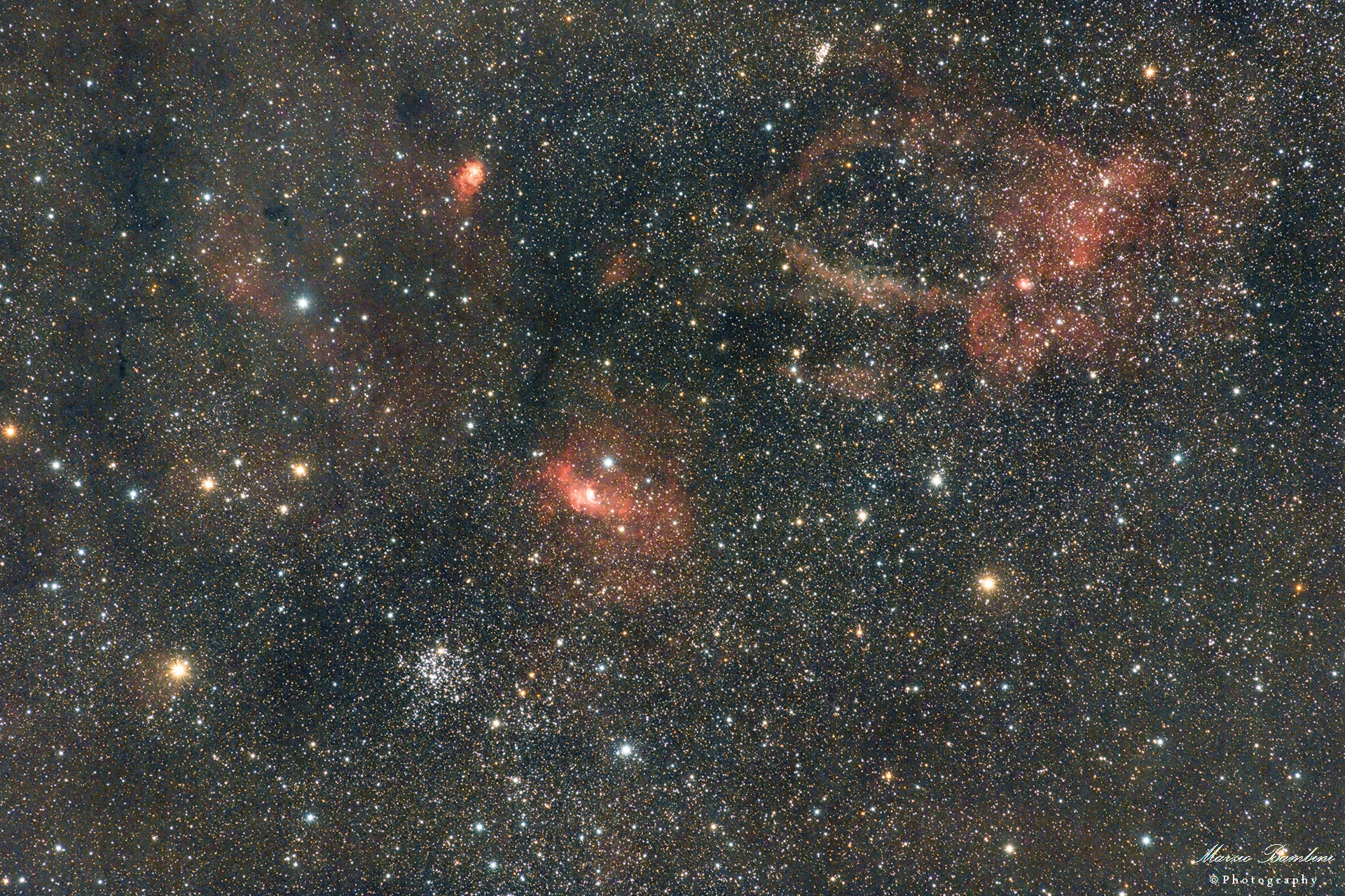 Wide Field Bubble Nebula