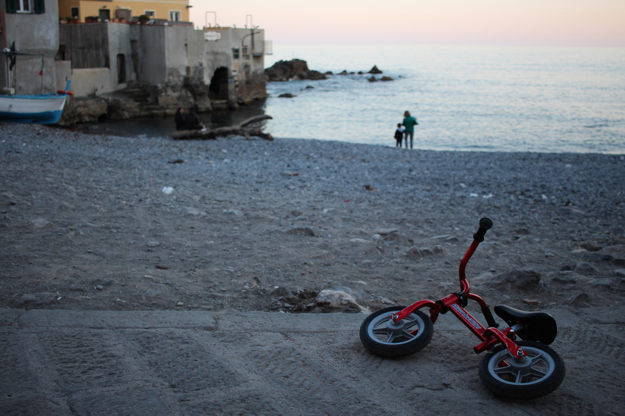 Up to you mom, with my red bike