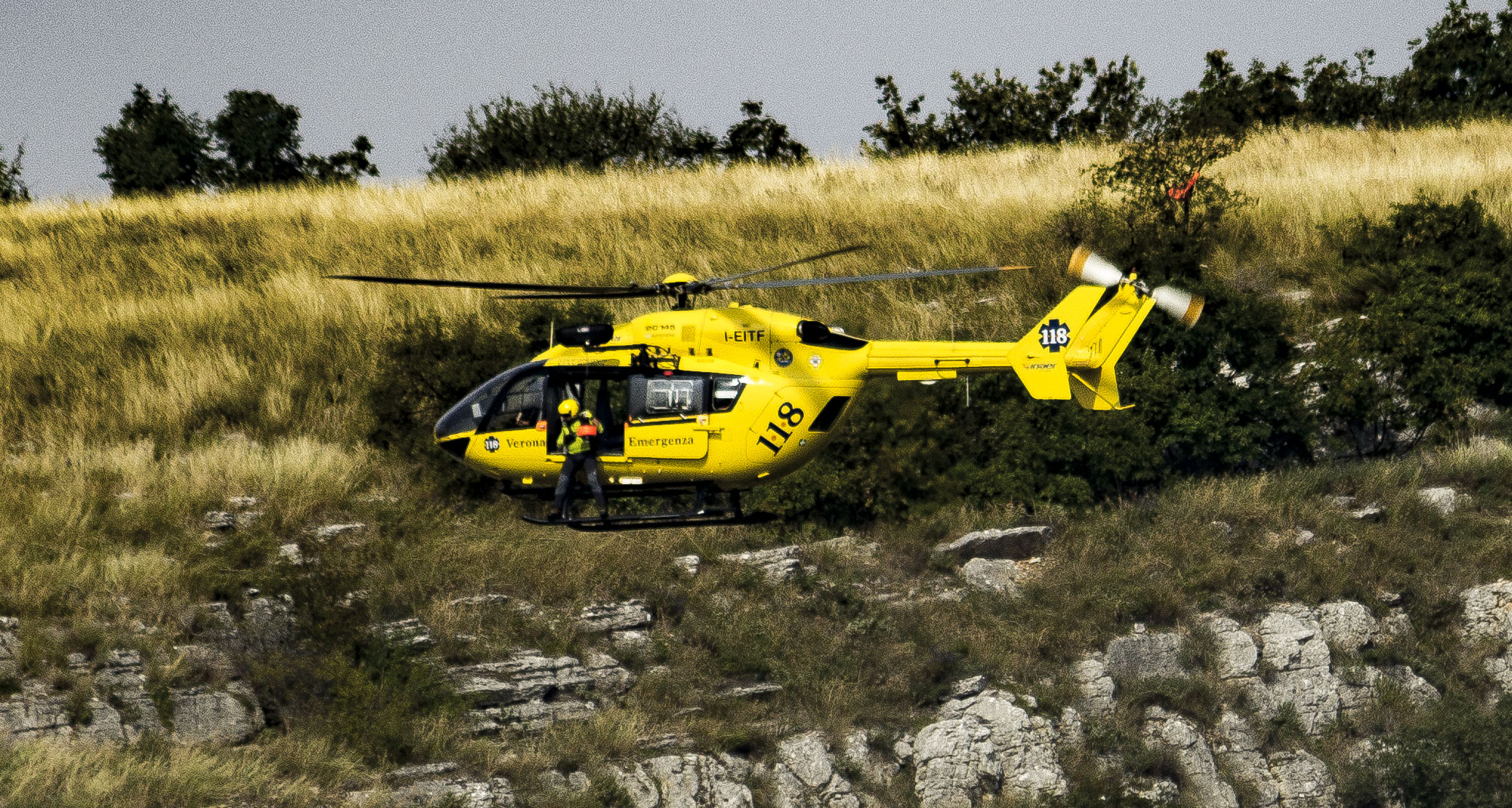 Exercise Civil Protection in San Giorgio